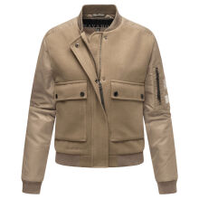 Navahoo Willstehaben Damen Jacke Stone Brown Größe XS - Gr. 34