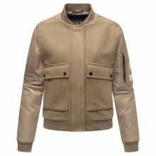 Navahoo Willstehaben Damen Jacke Stone Brown Größe S - Gr. 36