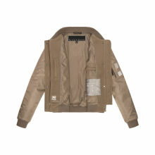 Navahoo Willstehaben Damen Jacke Stone Brown Größe S - Gr. 36