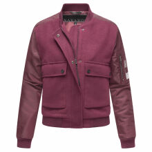 Navahoo Willstehaben Damen Jacke Wine Größe XS - Gr. 34