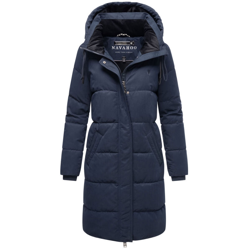 Navahoo Wintertanz Damen Winter Steppjacke Navy