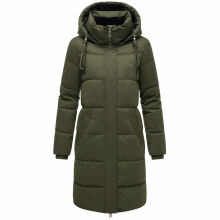 Navahoo Wintertanz Damen Winterjacke Olive Größe S - Gr. 36