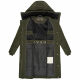 Navahoo Wintertanz Damen Winterjacke Olive Größe M - Gr. 38