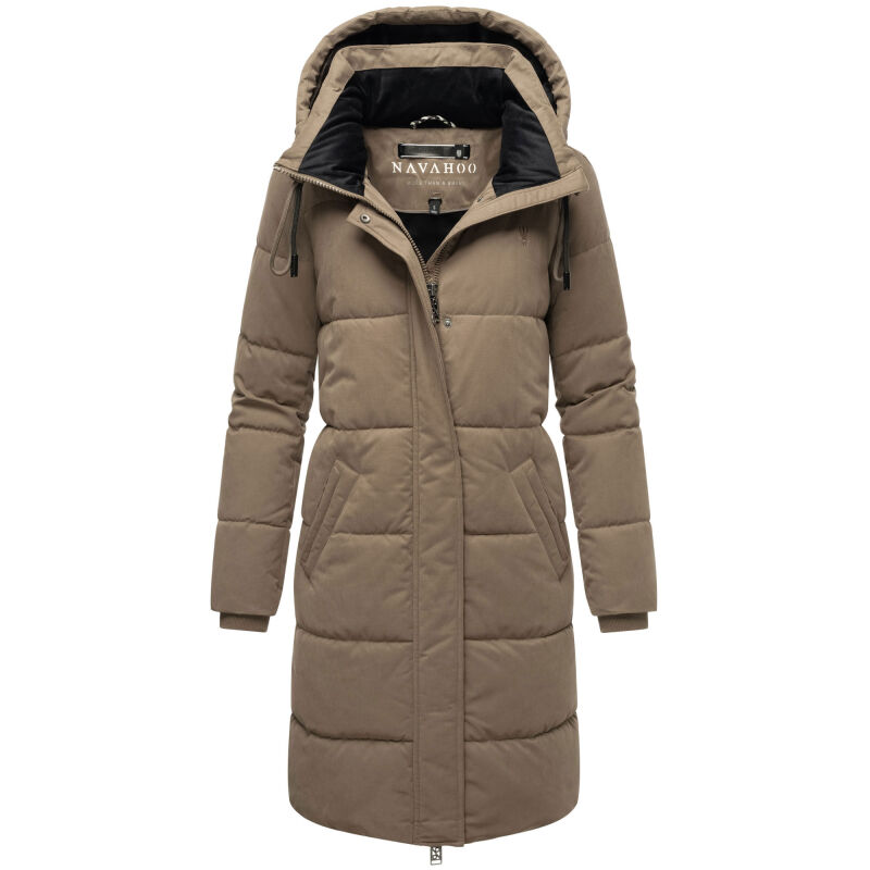 Navahoo Wintertanz Damen Winterjacke Stone Brown Gr&ouml;&szlig;e M - Gr. 38