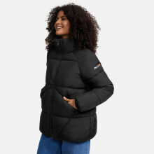 Navahoo Schokolinaa Damen Winter Steppjacke Schwarz Größe XXL - Gr. 44