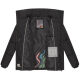 Navahoo Schokolinaa Damen Winter Steppjacke Schwarz Größe XXL - Gr. 44