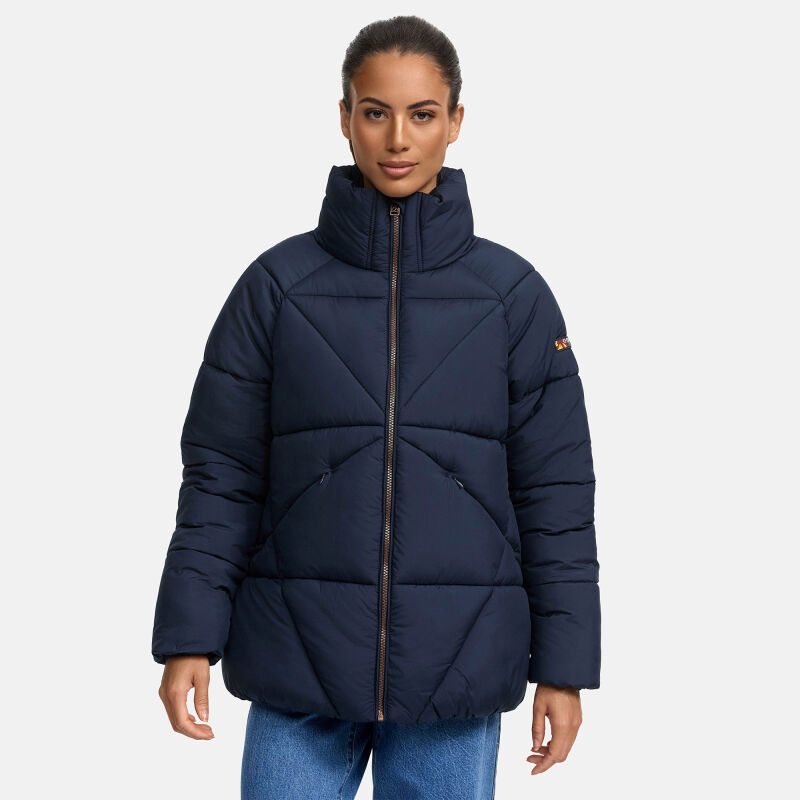 Navahoo Schokolinaa Damen Winter Steppjacke Navy
