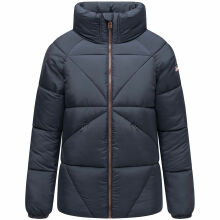 Navahoo Schokolinaa Damen Winter Steppjacke Navy Größe XS - Gr. 34