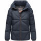 Navahoo Schokolinaa Damen Winter Steppjacke Navy Größe XS - Gr. 34