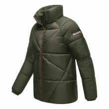 Navahoo Schokolinaa Damen Winter Steppjacke Olive Größe XS - Gr. 34