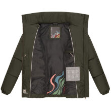 Navahoo Schokolinaa Damen Winter Steppjacke Olive Größe XS - Gr. 34