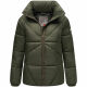 Navahoo Schokolinaa Damen Winter Steppjacke Olive Größe XS - Gr. 34