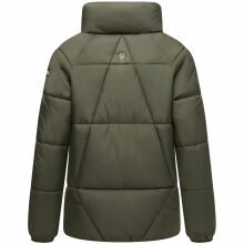 Navahoo Schokolinaa Damen Winter Steppjacke Olive Größe XXL - Gr. 44