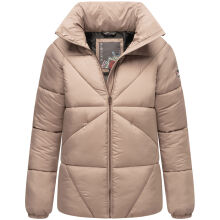 Navahoo Schokolinaa Damen Winter Steppjacke Taupe Grey Gr&ouml;&szlig;e S - Gr. 36