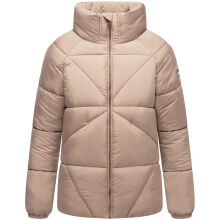 Navahoo Schokolinaa Damen Winter Steppjacke Taupe Grey Gr&ouml;&szlig;e S - Gr. 36