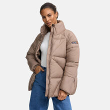 Navahoo Schokolinaa Damen Winter Steppjacke Taupe Grey Größe XL - Gr. 42