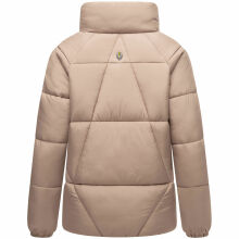 Navahoo Schokolinaa Damen Winter Steppjacke Taupe Grey Größe XL - Gr. 42