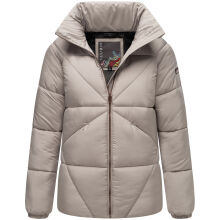 Navahoo Schokolinaa Damen Winter Steppjacke Light Grey Gr&ouml;&szlig;e XL - Gr. 42