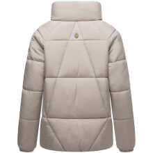 Navahoo Schokolinaa Damen Winter Steppjacke Light Grey Gr&ouml;&szlig;e XL - Gr. 42
