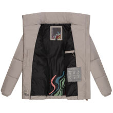 Navahoo Schokolinaa Damen Winter Steppjacke Light Grey Größe XXL - Gr. 44