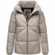 Navahoo Schokolinaa Damen Winter Steppjacke Light Grey Größe XXL - Gr. 44