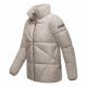 Navahoo Schokolinaa Damen Winter Steppjacke Light Grey Größe XXL - Gr. 44