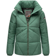 Navahoo Schokolinaa Damen Winter Steppjacke Dusty Green Gr&ouml;&szlig;e XL - Gr. 42