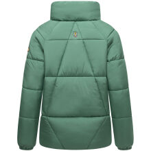 Navahoo Schokolinaa Damen Winter Steppjacke Dusty Green Gr&ouml;&szlig;e XL - Gr. 42