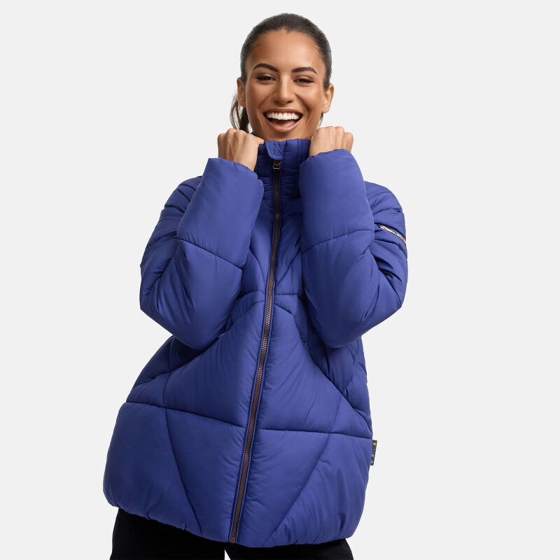 Navahoo Schokolinaa Damen Winter Steppjacke Blue Violet Gr&ouml;&szlig;e S - Gr. 36