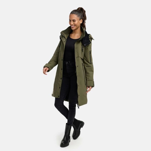 Marikoo Anoukaa Damen Winterjacke Olive Forest Größe XXL - Gr. 44