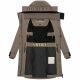 Marikoo Anoukaa Damen Winterjacke Stone Brown Größe S - Gr. 36