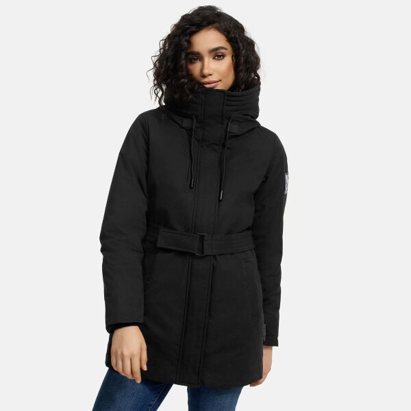 Navahoo Eishauch Damen Winterjacke Schwarz Größe L - Gr. 40
