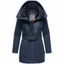 Navahoo Eishauch Damen Winterjacke Navy Größe S - Gr. 36