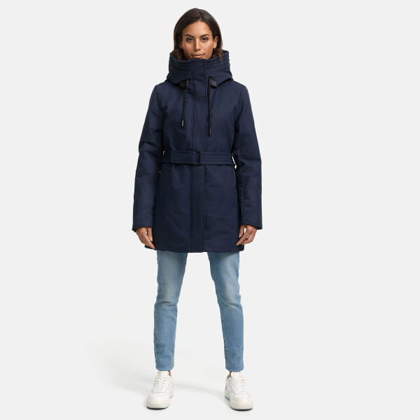 Navahoo Eishauch Damen Winterjacke Navy Größe M - Gr. 38