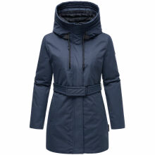 Navahoo Eishauch Damen Winterjacke Navy Größe M - Gr. 38