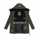 Navahoo Eishauch Damen Winterjacke Dark Olive Größe XL - Gr. 42