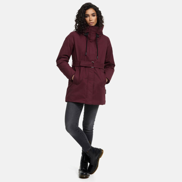 Navahoo Eishauch Damen Winterjacke Wine Größe S - Gr. 36