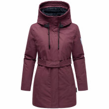 Navahoo Eishauch Damen Winterjacke Wine Größe S - Gr. 36