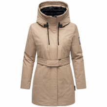 Navahoo Eishauch Damen Winterjacke Taupe Grey Größe S - Gr. 36