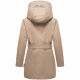 Navahoo Eishauch Damen Winterjacke Taupe Grey Größe XL - Gr. 42