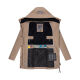 Navahoo Eishauch Damen Winterjacke Taupe Grey Größe XL - Gr. 42