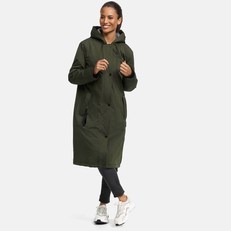 Marikoo Ledalaa Damen Winterjacke Dark Olive