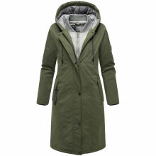 Marikoo Ledalaa Damen Winterjacke Dark Olive Größe M - Gr. 38