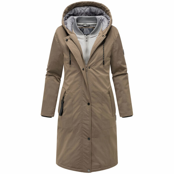 Marikoo Ledalaa Damen Winterjacke Stone Brown Größe L - Gr. 40