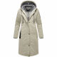 Marikoo Ledalaa Damen Winterjacke Pebble Grey Größe S - Gr. 36