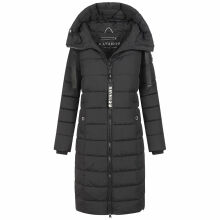 Navahoo Mondmaedchen Damen Winter Steppjacke Schwarz Größe XL - Gr. 42