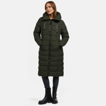 Navahoo Mondmaedchen Damen Winter Steppjacke Olive Größe S - Gr. 36