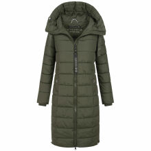 Navahoo Mondmaedchen Damen Winter Steppjacke Olive Größe L - Gr. 40