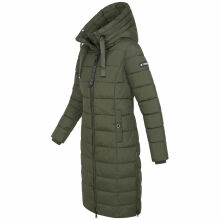Navahoo Mondmaedchen Damen Winter Steppjacke Olive Größe L - Gr. 40