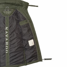 Navahoo Mondmaedchen Damen Winter Steppjacke Olive Größe L - Gr. 40